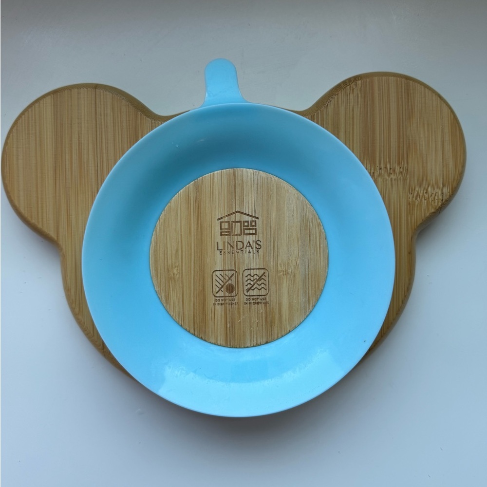 Bamboo Bear Shaped Plate for baby - Picture 2 of 3